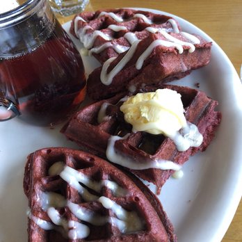 T.C. Eggington's - Red velvet waffles - Breakfast & Brunch Near Me - Mesa, Arizona
