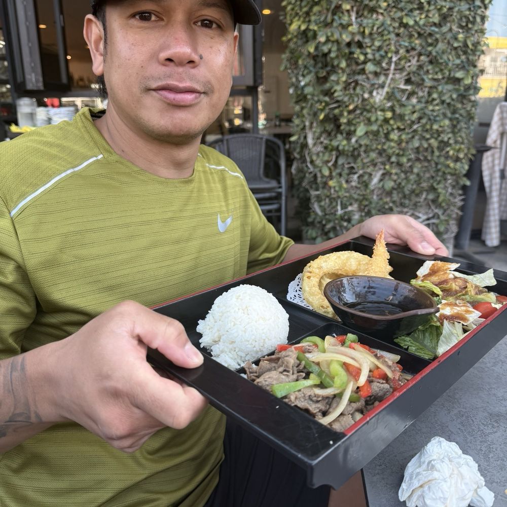 Sushi Mori - My husband had the Beef bulgogi pinto box - Sushi Bars Near Me - La Jolla, California