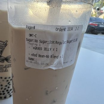 Wushiland Boba Irvine - My new favorite drink: Roasted Oolong Milk Tea with red beans and grass jelly (no sugar) - Bubble Tea Near Me - Irvine, California Wushiland Boba Irvine - My new favorite drink: Roasted Oolong Milk Tea with red beans and grass jelly (no sugar) - Bubble Tea Near Me - Irvine, California