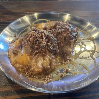 Buckboard's Barbecue & Brew - Peach cobbler - New American Near Me - El Cajon, California