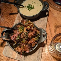 Brussel sprouts and mashed potatoes Brussel sprouts and mashed potatoes