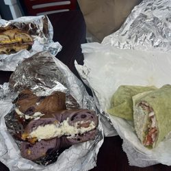 C & D's Old World Bagels - Bagels and a wrap