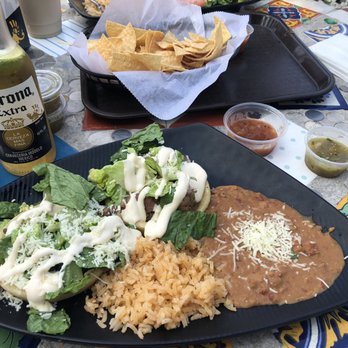 Tio's Tacos - Sopes combo plate - Mexican Near Me - Riverside, California Tio's Tacos - Sopes combo plate - Mexican Near Me - Riverside, California