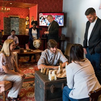 Escape Hunt - Houston - Comfortable Lounge - Escape Games Near Me - Houston, Texas Escape Hunt - Houston - Comfortable Lounge - Escape Games Near Me - Houston, Texas