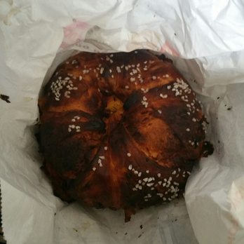 Dunkin' - Burnt pretzel croissant bk sandwich...such a disappointment - Donuts Near Me - Yuma, Arizona