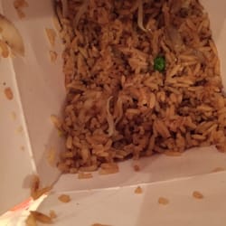 Hunan Chef - Shrimp fried rice notice the shrimp or lack there of.