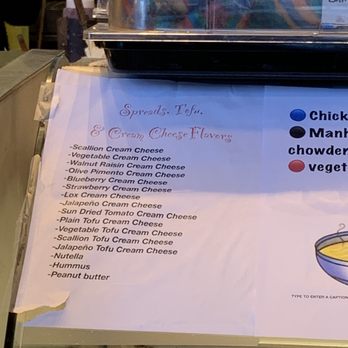 Wonder Bagels - Flavors of cream cheese - Bagels Near Me - Jersey City, New Jersey
