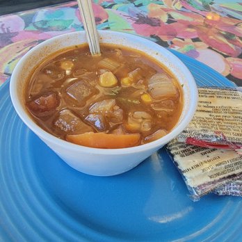 Hula's - The most delicious Minestrone you will ever have. They have the best homemade soup!This is the cup size but do yourself a favor & get a BOWL - American Near Me - Escalon, California Hula's - The most delicious Minestrone you will ever have. They have the best homemade soup!This is the cup size but do yourself a favor & get a BOWL - American Near Me - Escalon, California
