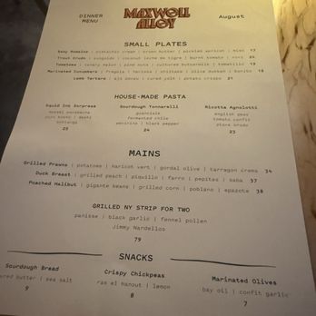 Maxwell Alley - New American Near Me - Jersey City, New Jersey