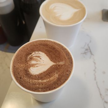 Seasons Coffee - How cute! Mocha & vanilla latte - Coffee & Tea Near Me - Sacramento, California Seasons Coffee - How cute! Mocha & vanilla latte - Coffee & Tea Near Me - Sacramento, California