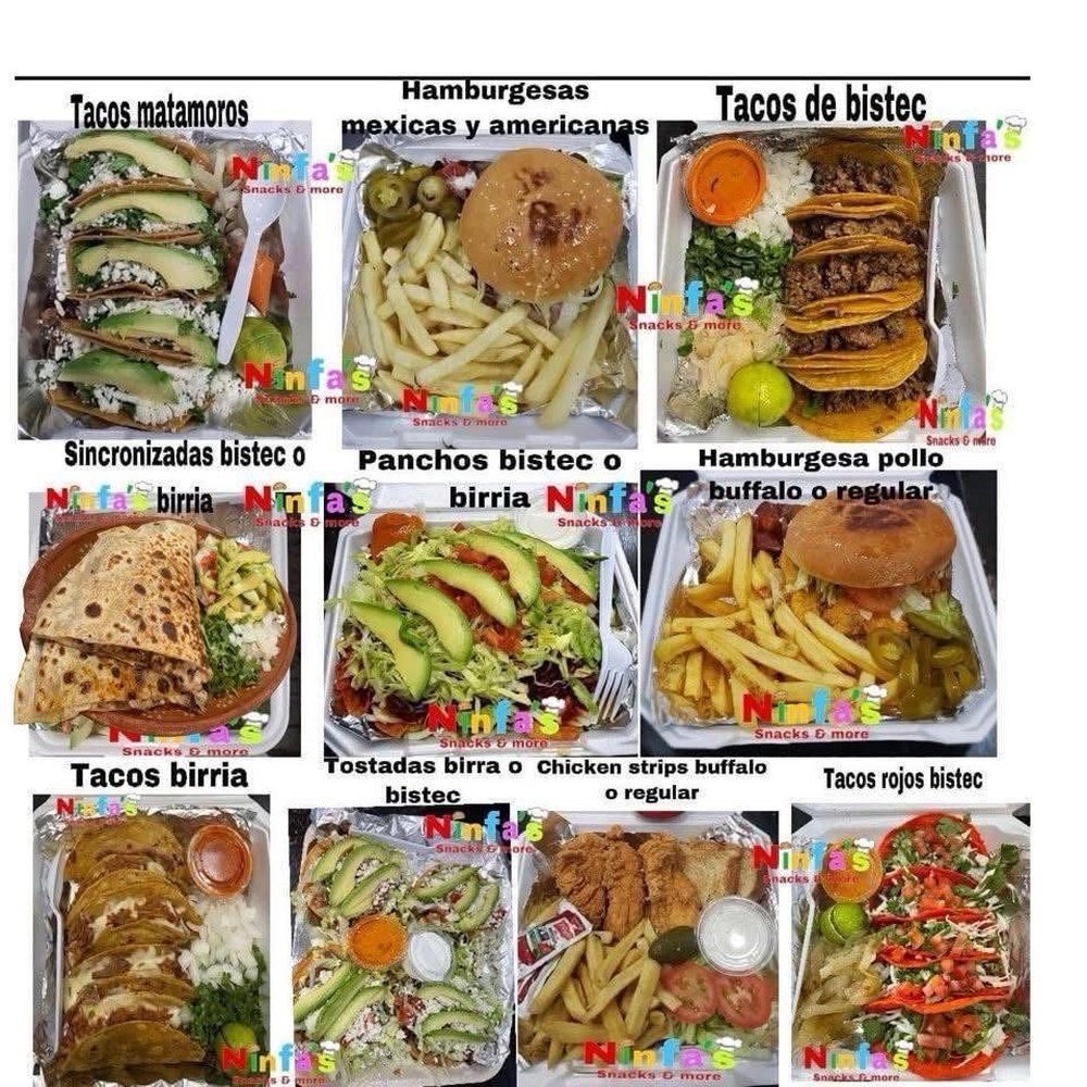 Ninfa's Snacks & More - Menu - Burgers Near Me - Sullivan City, Texas Ninfa's Snacks & More - Menu - Burgers Near Me - Sullivan City, Texas