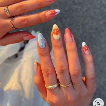 The 408’s Nail - Reference photo (note the curves extend down the sides of the French tips) - Nail Salons Near Me - San Jose, California The 408’s Nail - Reference photo (note the curves extend down the sides of the French tips) - Nail Salons Near Me - San Jose, California