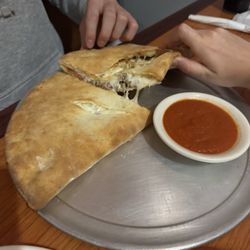 Brothers Italian Restaurant - Meat lovers calzone