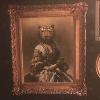 The Amber Room - Love the Art! I want this in my house.. - Speakeasies Near Me - Fort Worth, Texas