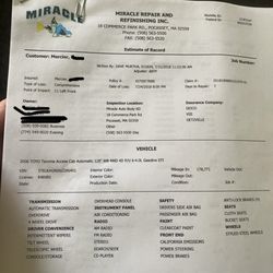 Miracle Repair & Refinishing