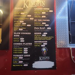 Kingpin BBQ - 3/4/25 menu