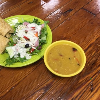 ComeUnity Cafe - a plate of food and a bowl of soup - Cafes Near Me - Jackson, Tennessee