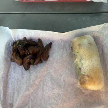 Lona's Lil Eats - Spicy Eggplant and Smoked Turkey Wrap - Asian Fusion Near Me - St Louis, Missouri