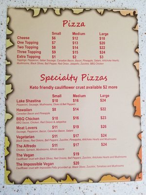 Menu photo 3 SUNSET BAR & GRILL Weed, CA