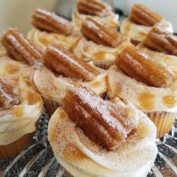 Pitchfork Pantry - Churro Caramel Cupcakes