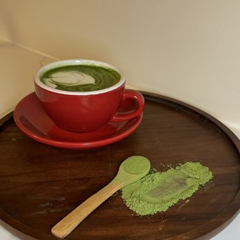 Leaf & Latte - a cup of matcha and a spoon - Coffee & Tea Near Me - Auburn Hills, Michigan Leaf & Latte - a cup of matcha and a spoon - Coffee & Tea Near Me - Auburn Hills, Michigan