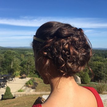 The Hairloft - Updo with different textures (fishtail braid, French braid etc) and volumes - Hair Salons Near Me - Greenfield, Massachusetts The Hairloft - Updo with different textures (fishtail braid, French braid etc) and volumes - Hair Salons Near Me - Greenfield, Massachusetts