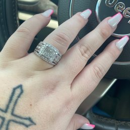 My wedding ring after it was sized! My wedding ring after it was sized!