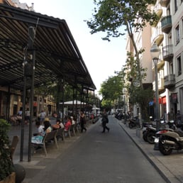 It's along this street.. It's along this street..