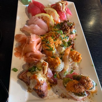 Kei Sushi - Nigiri- Sake, Maguro, Hamachi Special Nigiri- Rooster Salmon, Kei Tuna, Upside Down Shrimp, Kiss of Fire, Salmon Lover, Fire Ball - Sushi Bars Near Me - Reno, Nevada