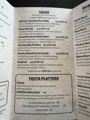 Menu photo 4 Lime Fresh Mexican Grill Winter Garden, FL Menu photo 4 Lime Fresh Mexican Grill Winter Garden, FL