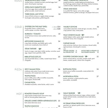Wally's - Menu August 2026 - New American Near Me - Las Vegas, Nevada Wally's - Menu August 2026 - New American Near Me - Las Vegas, Nevada