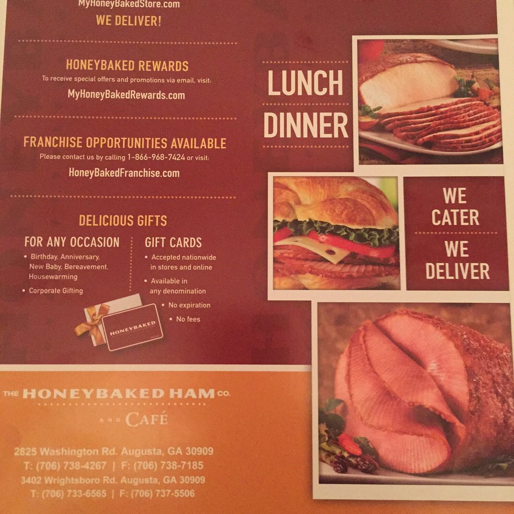 The Honey Baked Ham Company - The menu - Meat Shops Near Me - Augusta, Georgia The Honey Baked Ham Company - The menu - Meat Shops Near Me - Augusta, Georgia