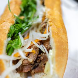 Thanh Huong Sandwiches - #1: Grilled Pork aka Thịt Nướng Bánh Mì ($8)