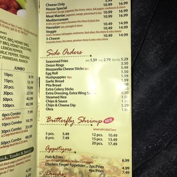 Come To Go - the menu of a restaurant - Pizza Near Me - Duluth, Georgia