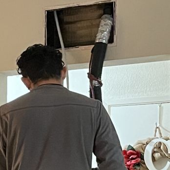 A-1 Duct Cleaning & Chimney Sweep - Air vent. Vacuum and rotator brush line. - Chimney Sweeps Near Me