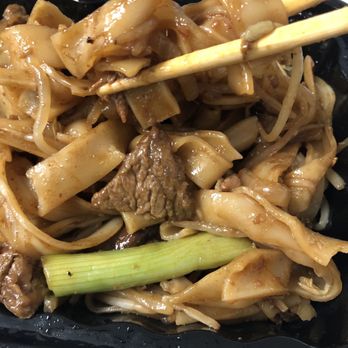 Fire Wok - Chow fun with beef - Asian Fusion Near Me - San Antonio, Texas