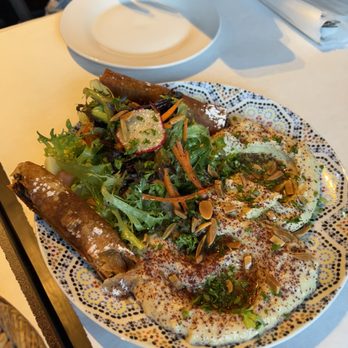 Grape Leaves Restaurant - Moroccan Sampler Platter /w pita - Moroccan Near Me - Oak Park, Illinois