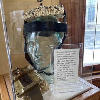 The Ohio State Reformatory - Electrodes places on an inmate when being executed by electrocution. - Museums Near Me - Mansfield, Ohio The Ohio State Reformatory - Electrodes places on an inmate when being executed by electrocution. - Museums Near Me - Mansfield, Ohio