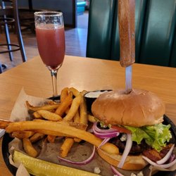 The Montague - Blueberry Bacon Burger... three words: de-lish-us.