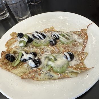 Brunch Cafe-Arlington Heights - Lemon Poppyseed Crepe - Breakfast & Brunch Near Me - Arlington Heights, Illinois
