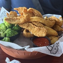 Seafood platter flounder and shrimp Seafood platter flounder and shrimp