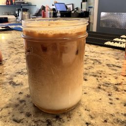 Iced cookie butter latte Iced cookie butter latte