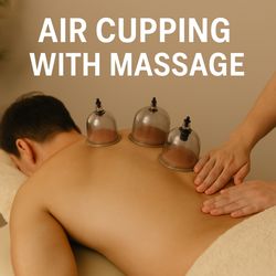 Yi Massage - At Yi Massage, we offer air cupping as an add-on or integrated into a therapeutic massage. Our trained therapists ensure it's done safely.