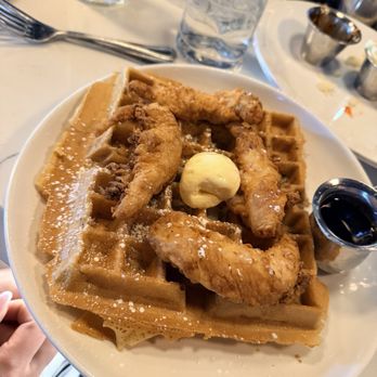 Magnolia Blue - Chicken and Waffles Brunch - Southern Near Me - High Point, North Carolina
