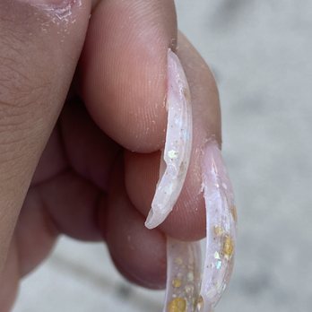 Ocean Spa And Nails - jagged/ridged edges on some fingers because he was working like he was in a rush - Waxing Near Me - Reno, Nevada Ocean Spa And Nails - jagged/ridged edges on some fingers because he was working like he was in a rush - Waxing Near Me - Reno, Nevada