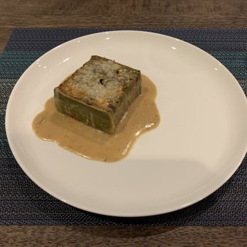 Acquerello - Braised beef, spinach, and Stracchino lasagna with porcini fonduta - Italian Near Me - San Francisco, California Acquerello - Braised beef, spinach, and Stracchino lasagna with porcini fonduta - Italian Near Me - San Francisco, California