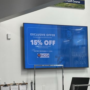 PGA TOUR Superstore - Dublin - NCGA offer on TV monitor till Dec. 2026 - Golf Equipment Near Me - Dublin, California PGA TOUR Superstore - Dublin - NCGA offer on TV monitor till Dec. 2026 - Golf Equipment Near Me - Dublin, California