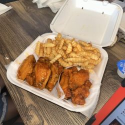 Sumo Hibachi and Wings - We got the 10pcs. (mango habanero and mild) combo with fries! Everything was great! Customer service was even better. 10/10 recommend!