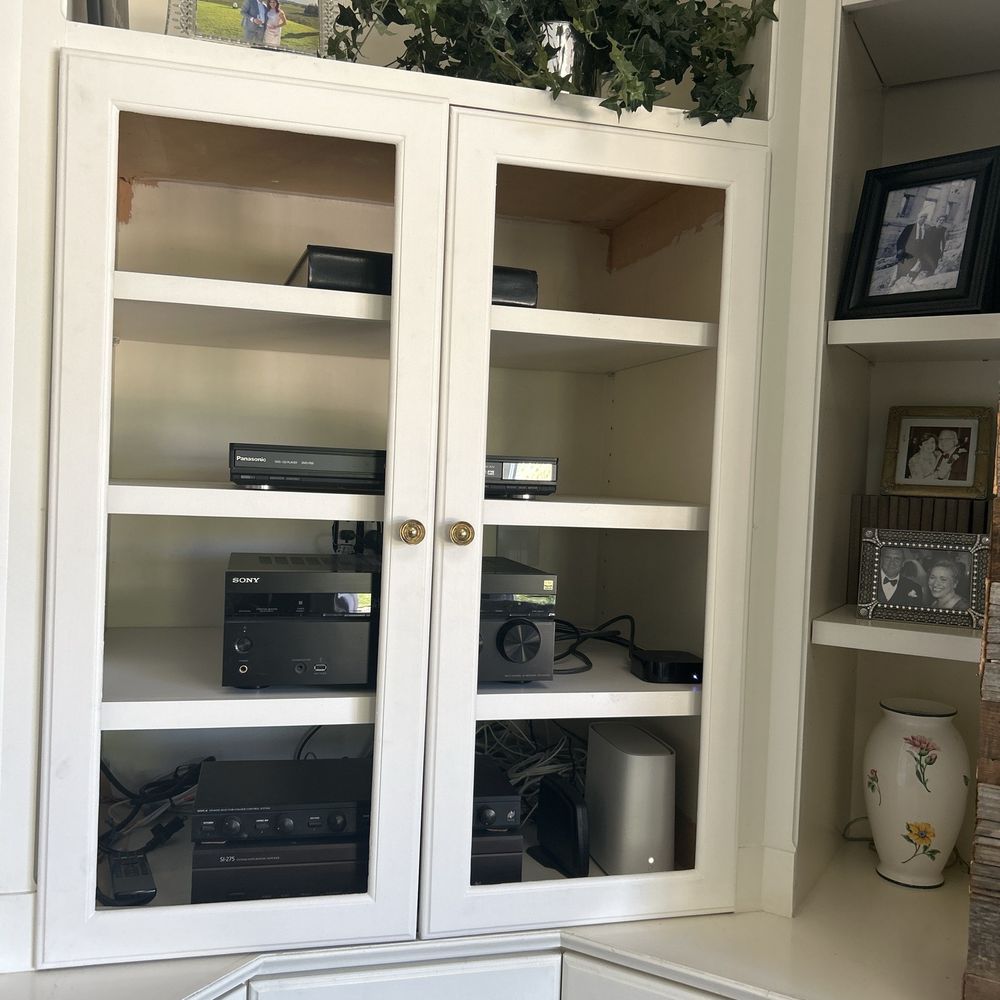 Jose Olandes Finish & Refinish - Built new shelves for entertainment - Painters Near Me - Sylmar, California