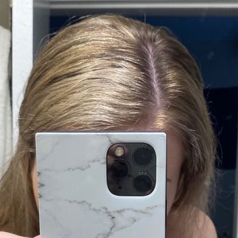 Plane Jane Salon - 2nd visit after I had it "lightened." Yellow and brassy tones. - Hair Salons Near Me - Bethesda, Maryland Plane Jane Salon - 2nd visit after I had it "lightened." Yellow and brassy tones. - Hair Salons Near Me - Bethesda, Maryland
